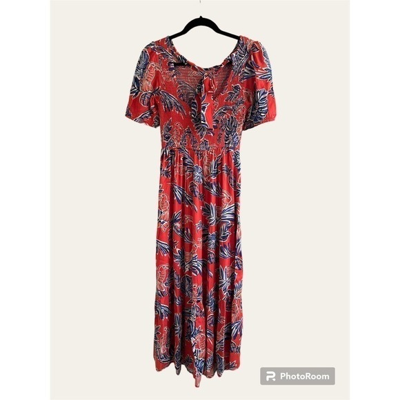 SINCERELY Jules Smocked Tiered Maxi - Picture 2 of 7